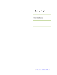 IAS - 12 - Business Competence
