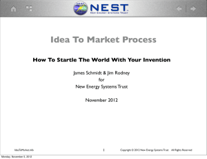 Idea to Market Flow Chart