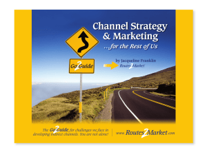 Channel Strategy & Marketing