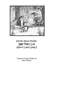 Iggy Pig's Lid - SchoolVideos.com