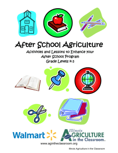After School Agriculture - Illinois Ag in the Classroom