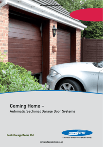 Coming Home - Peak Garage Doors