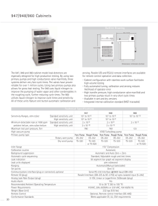 947 Varian Cabinet Model Leak Detector