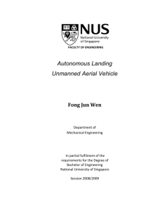 Autonomous Landing Unmanned Aerial Vehicle