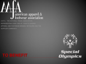 to benefit - American Apparel & Footwear Association