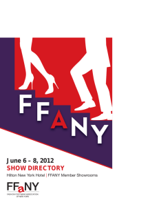 June 6 – 8, 2012 SHOW DIRECTORY