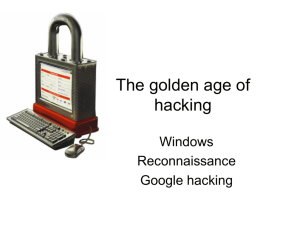 The golden age of hacking