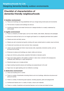 Designing dementia-friendly outdoor environments