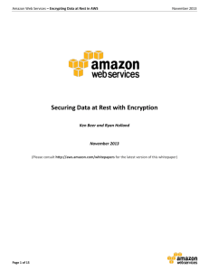 Securing Data at Rest with Encryption Whitepaper