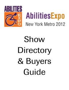 exhibitor listings
