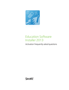 Education Software Installer 2013 activation