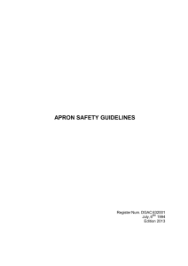 apron safety guidelines