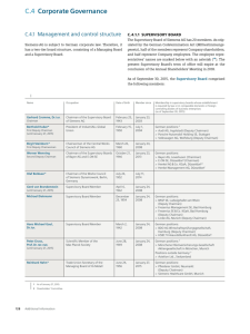 Siemens Annual Report 2015, Corporate Governance