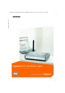 Gigaset SE551 WLAN dsl/cable