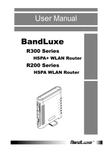 Bandluxe R300 Manual