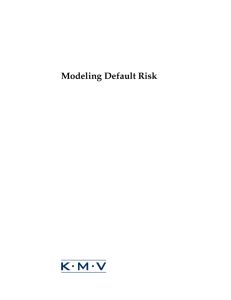 Modeling Default Risk