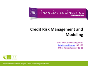 Credit Risk Management and Modeling