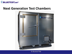 Customer presentation Bluetest reverberation chambers
