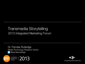 Transmedia Storytelling