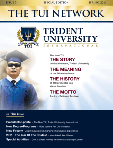 the tui network - Trident University