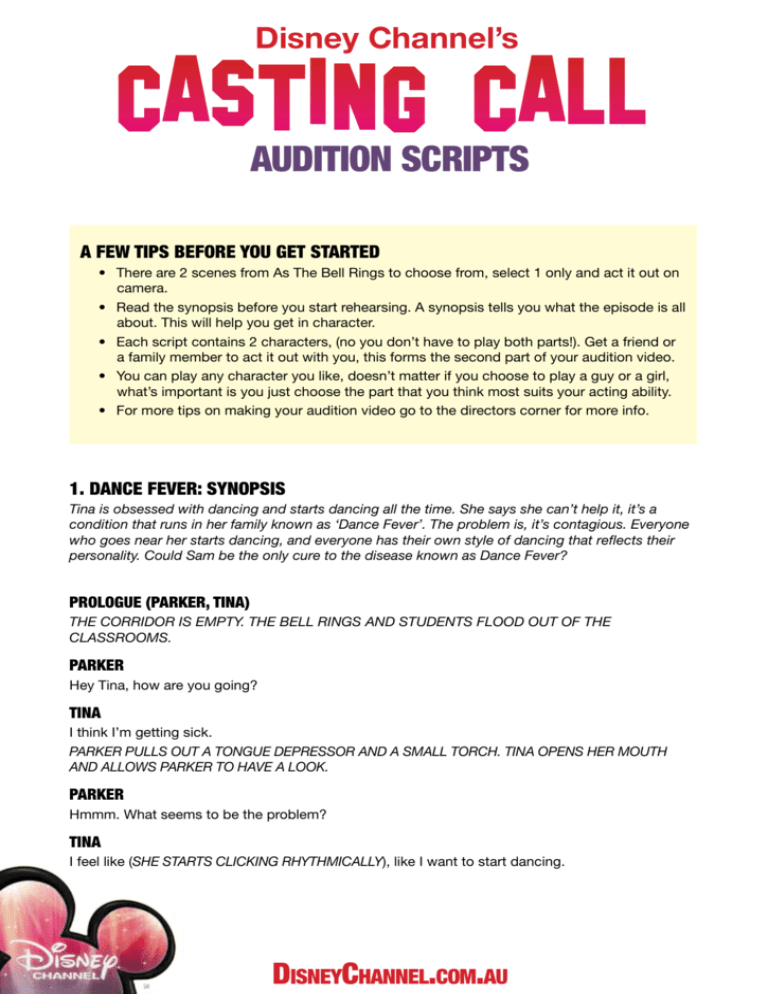 audition scripts