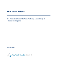 Non-Motorized Use of the Vasa Pathway