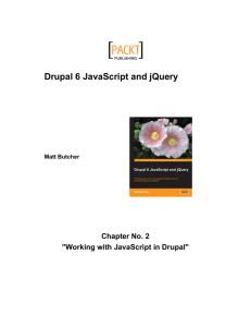 Drupal 6 JavaScript and jQuery