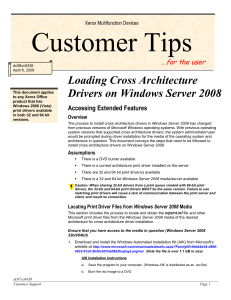 Loading Cross Architecture Drivers on Windows Server 2008