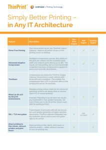 Simply Better Printing – in Any IT Architecture