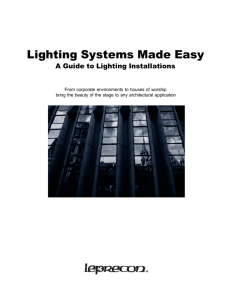 Lighting Systems Made Easy