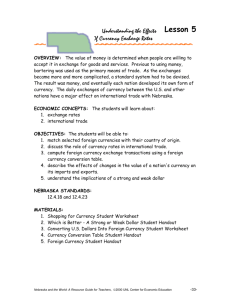 Understanding the Effects of Currency Exchange Rates