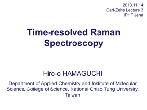 Time-resolved Raman spectroscopy