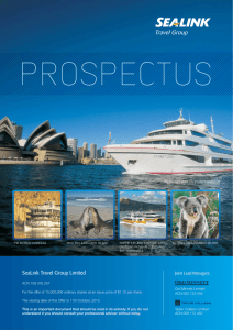 SeaLink Travel Group Prospectus