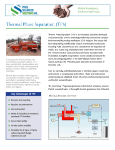 Thermal Phase Separation (TPS)