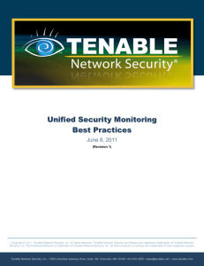 Unified Security Monitoring Best Practices