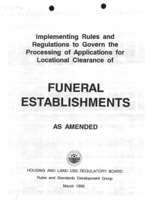 funeral establishments