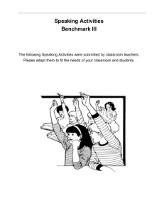 Benchmark 3-Grades 6-8