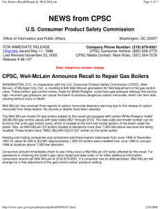NEWS from CPSC - Weil