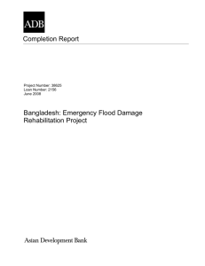 Emergency Flood Damage Rehabilitation Project