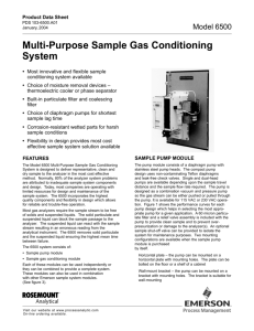 6500 Multi-Purpose Sample Gas Conditioning System