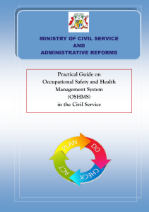 OSHMS - Ministry of Civil Service and Administrative Reforms