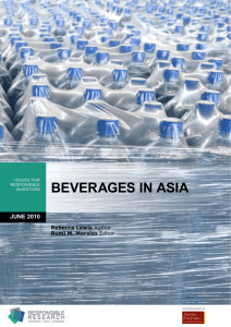 BEVERAGES IN ASIA