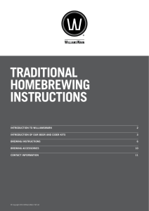 traditional homebrewing instructions