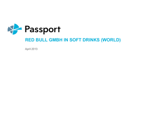 Red Bull GmbH in Soft Drinks (World)