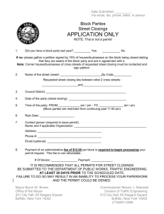 apply for a block party permit