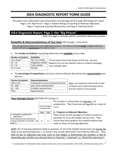 idea diagnostic form report