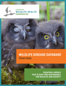 overview document - Canadian Wildlife Health Cooperative