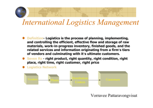 International Logistics Management
