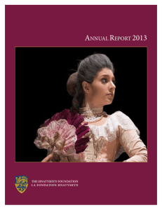 annual report 2013 - Fondation Hnatyshyn