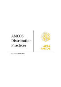 AMCOS Distribution Practices